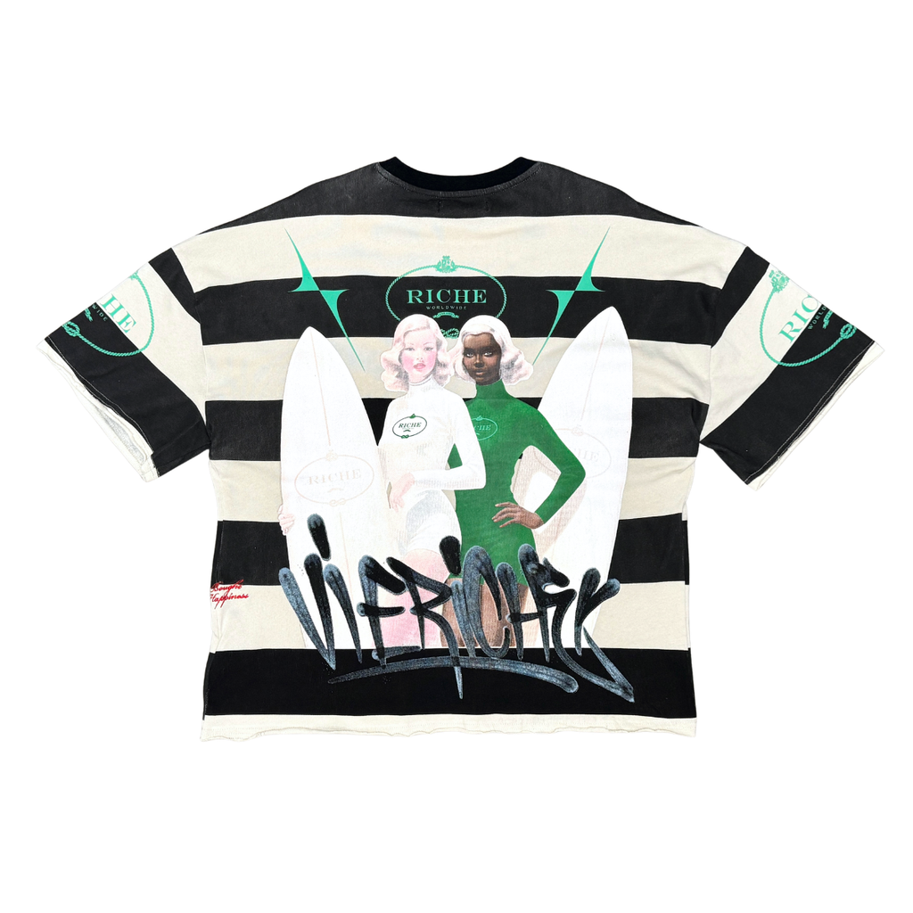Striped future tee
