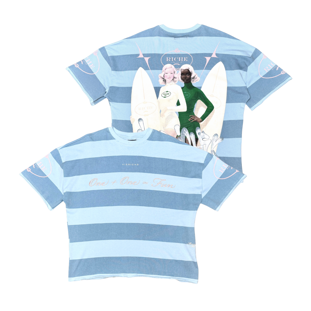 Striped future tee