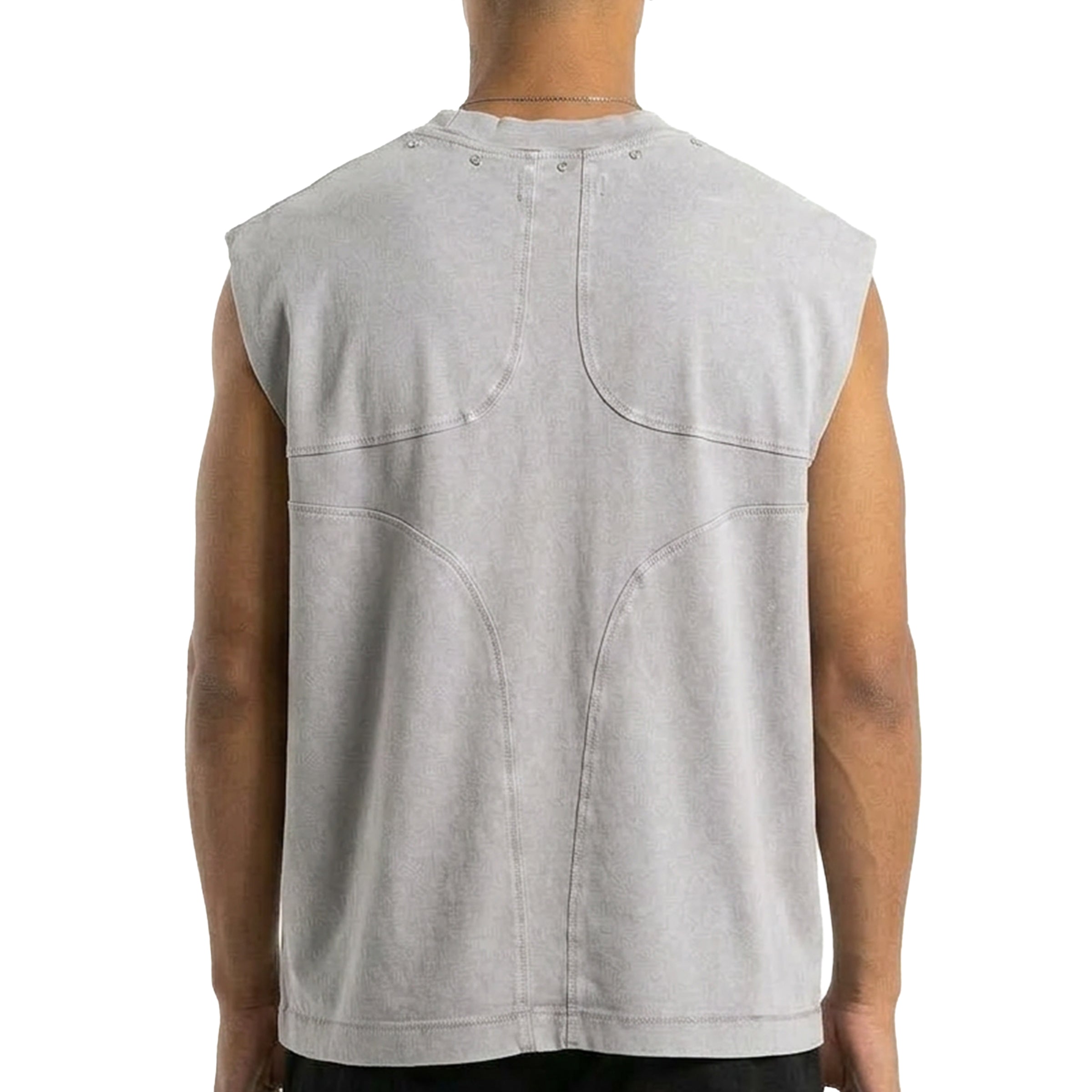 Printed wings sleeveless tee