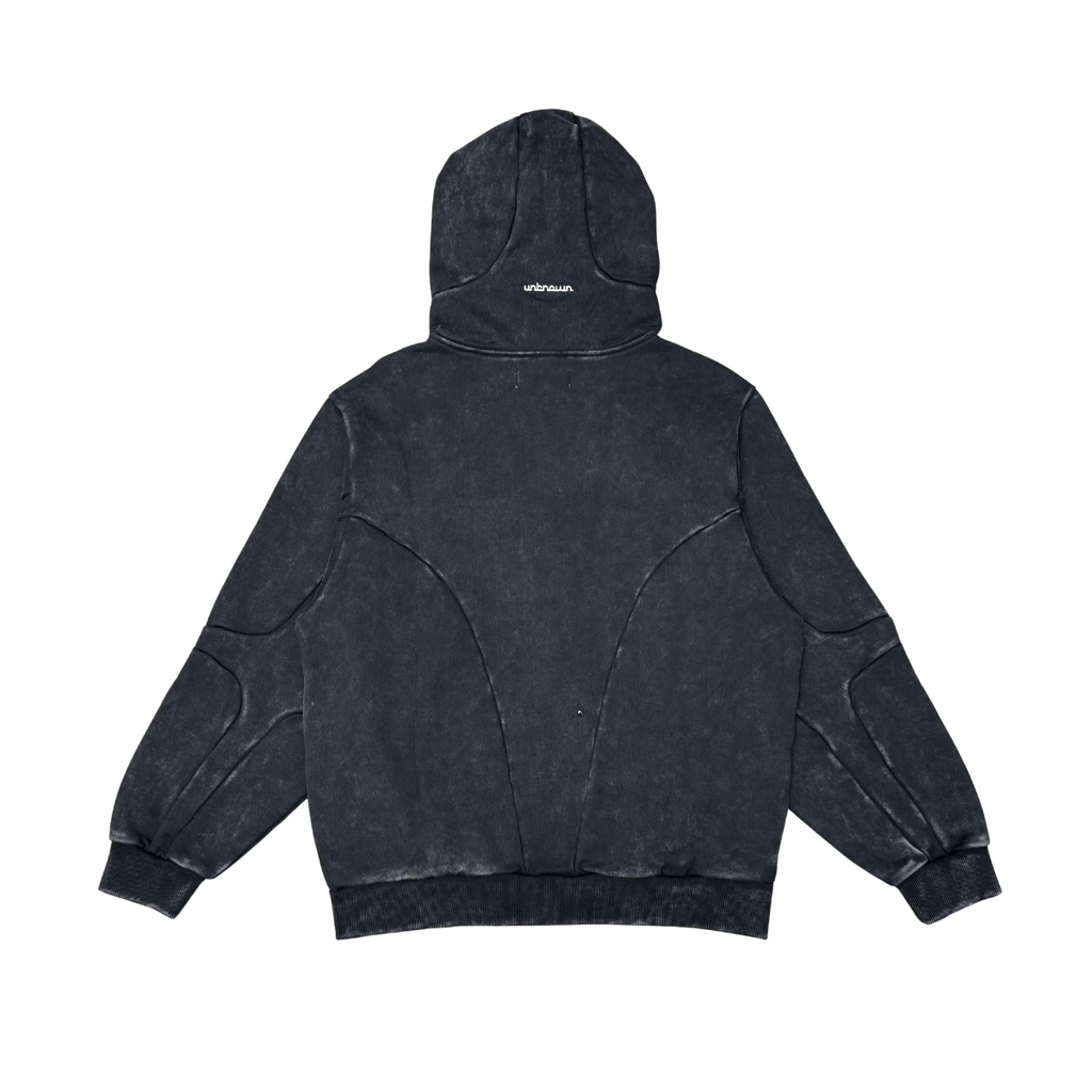 Unknown Winged Rivet Zip Hoodie