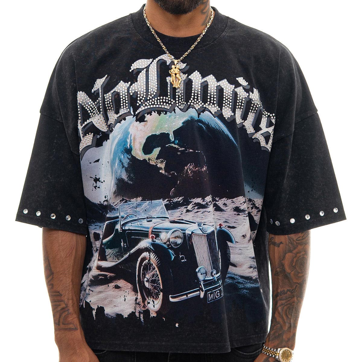Stray no limits wide & crop fit tee