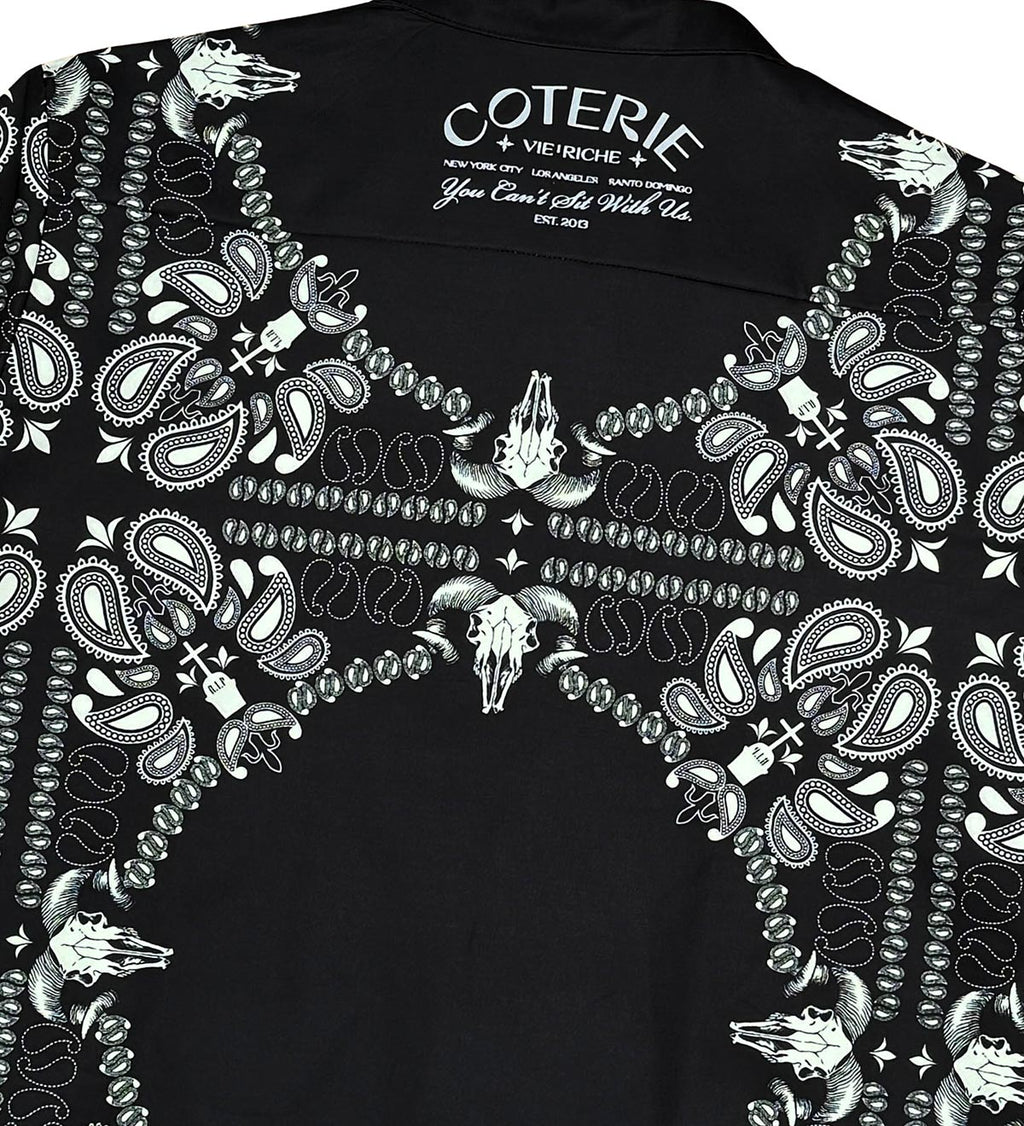 Paisley reversible woven