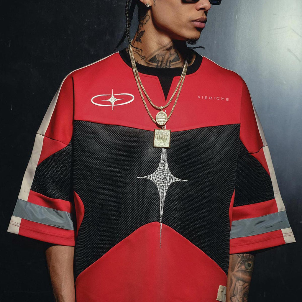 Luxury sport cropped jersey