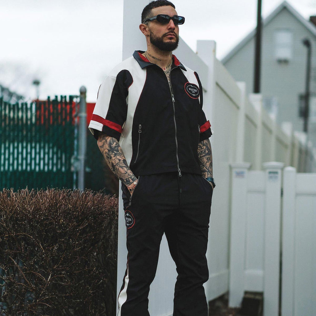 Racer crop jacket