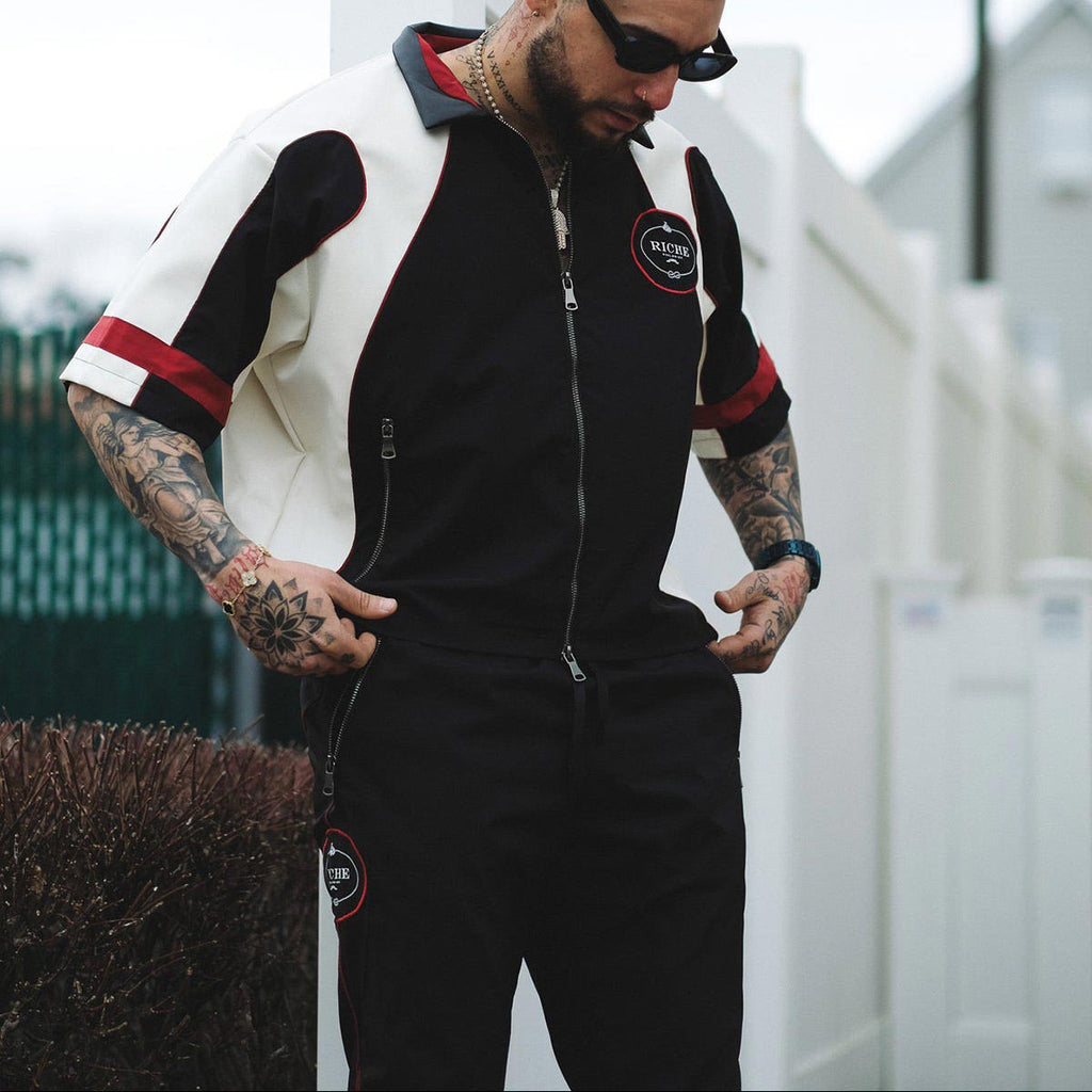 Racer crop jacket
