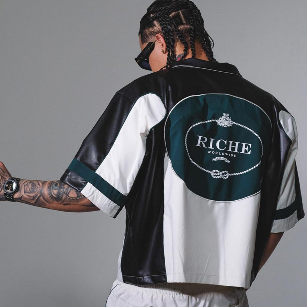 Racer crop jacket