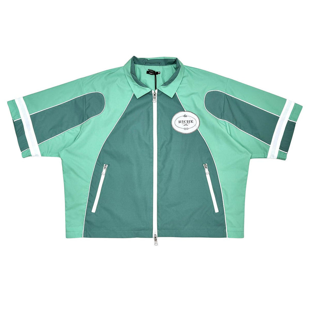 Nylon biker jacket set