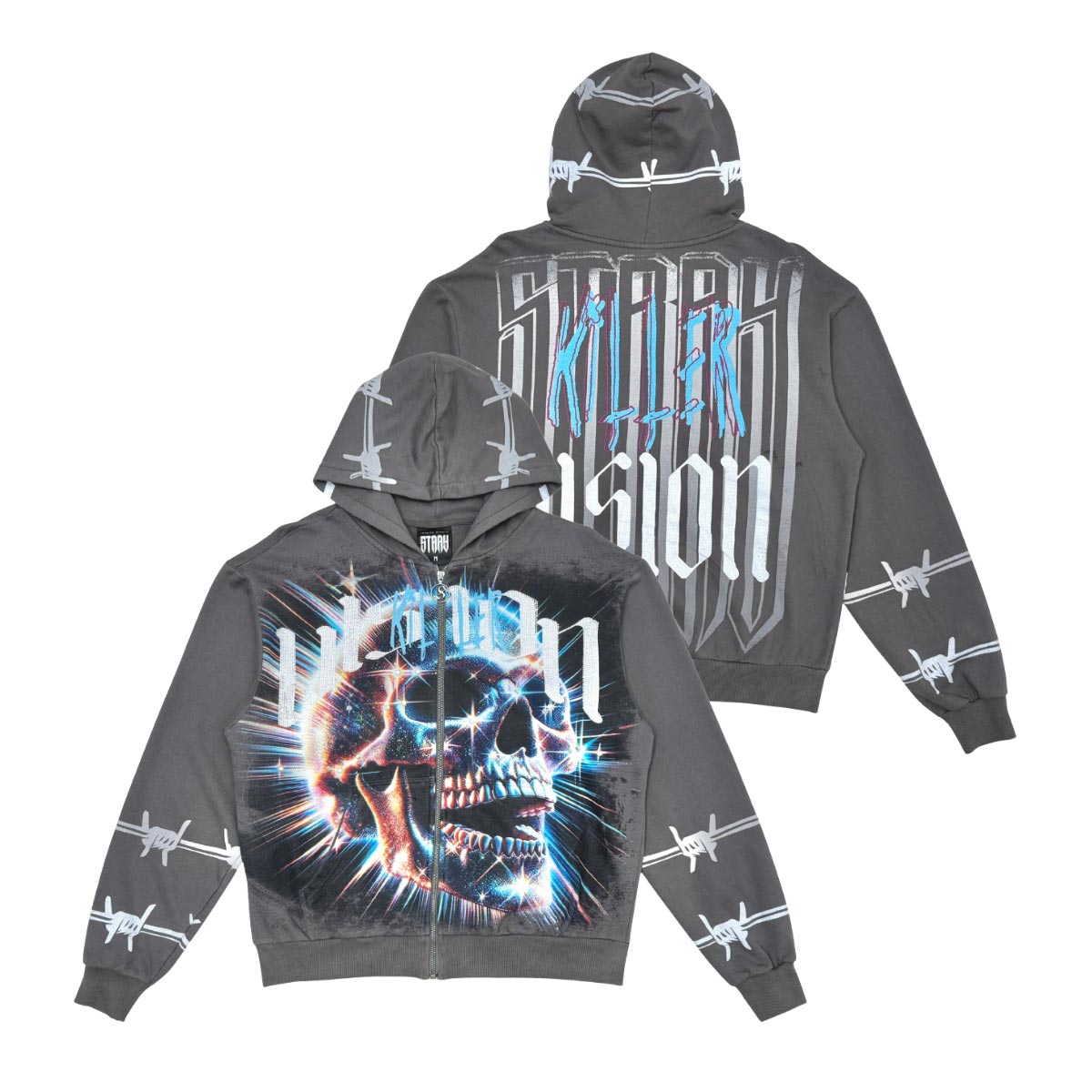 Stray killer vision full-zip hoodie