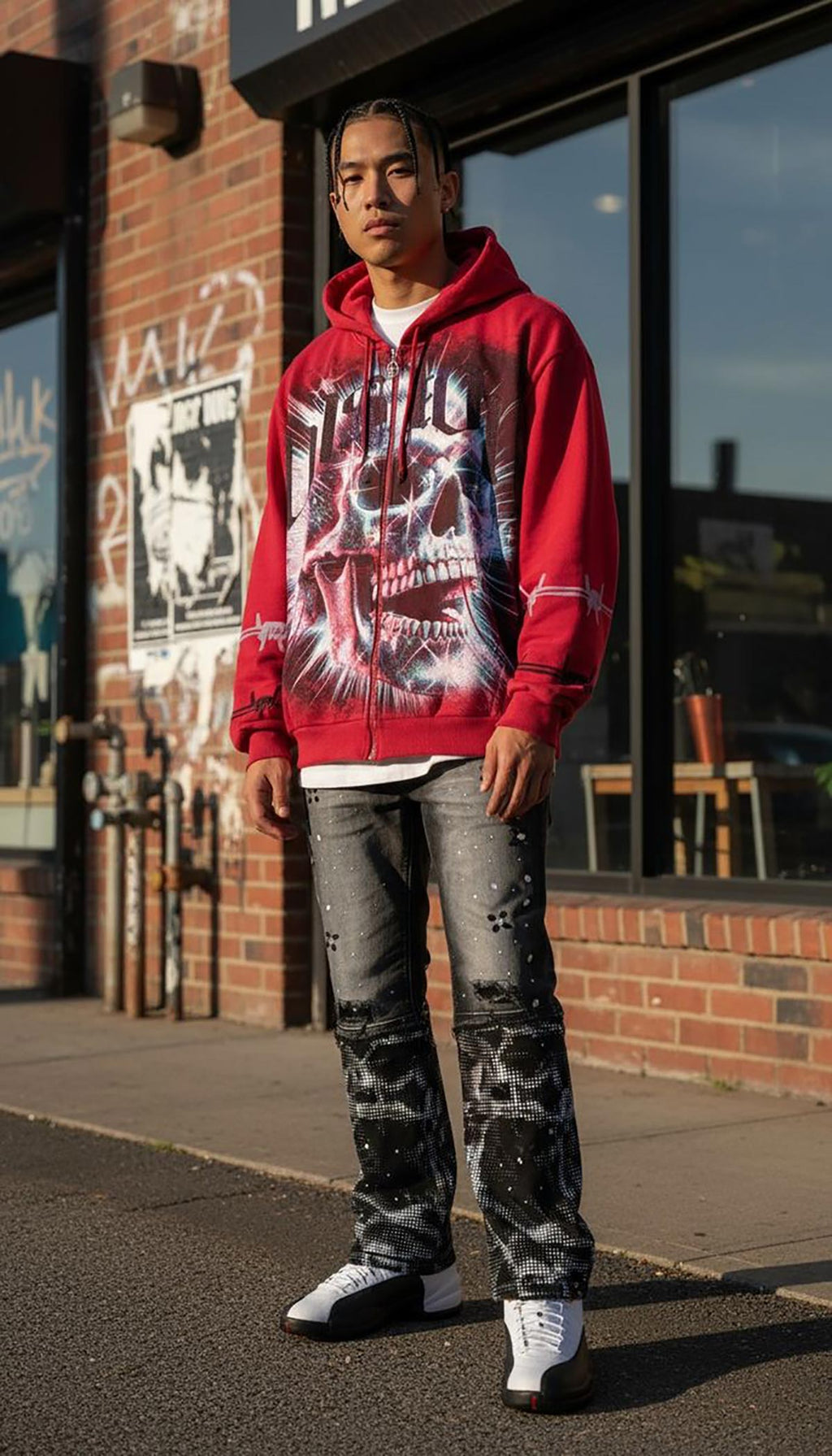 Stray killer vision full-zip hoodie