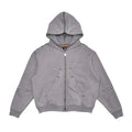 Unknown garment dyed full-zip hoodie