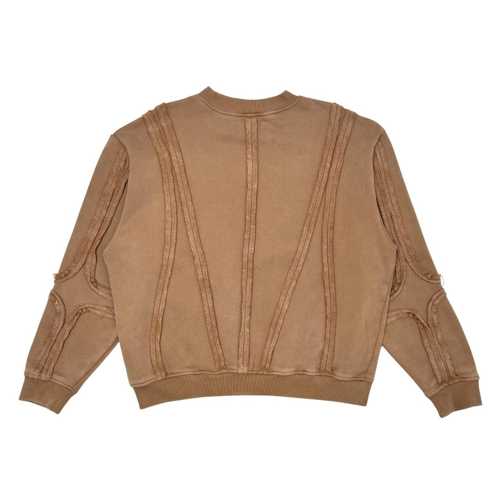 Unknown Garment-dyed, heavyweight cotton fleece sweatshirt