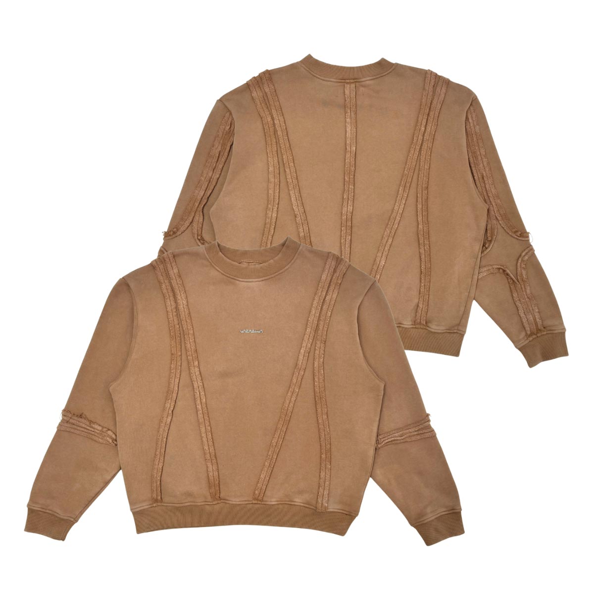Unknown Garment-dyed, heavyweight cotton fleece sweatshirt
