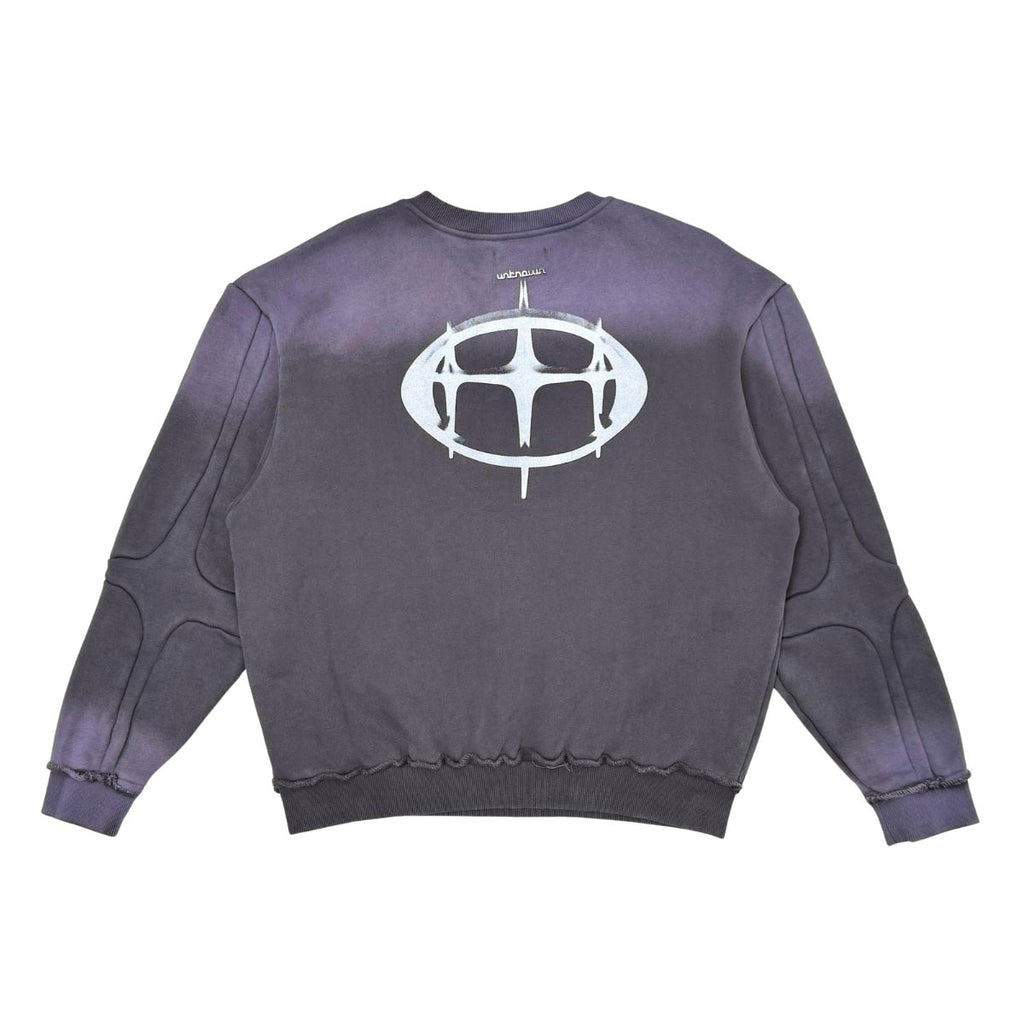 Unknown washed effect crewneck