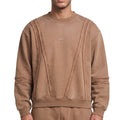 Unknown Garment-dyed, heavyweight cotton fleece sweatshirt