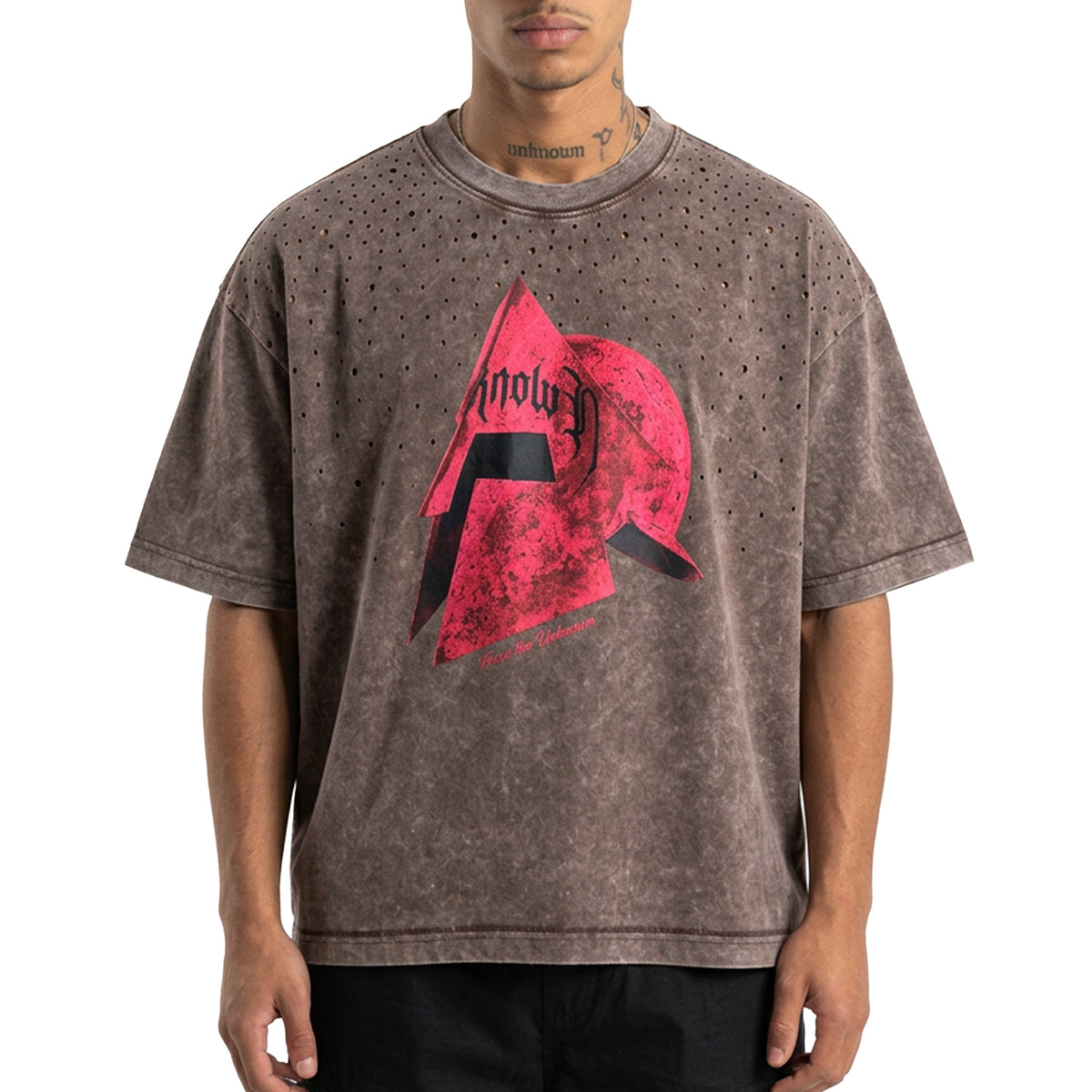 Unknown knight helmet tee