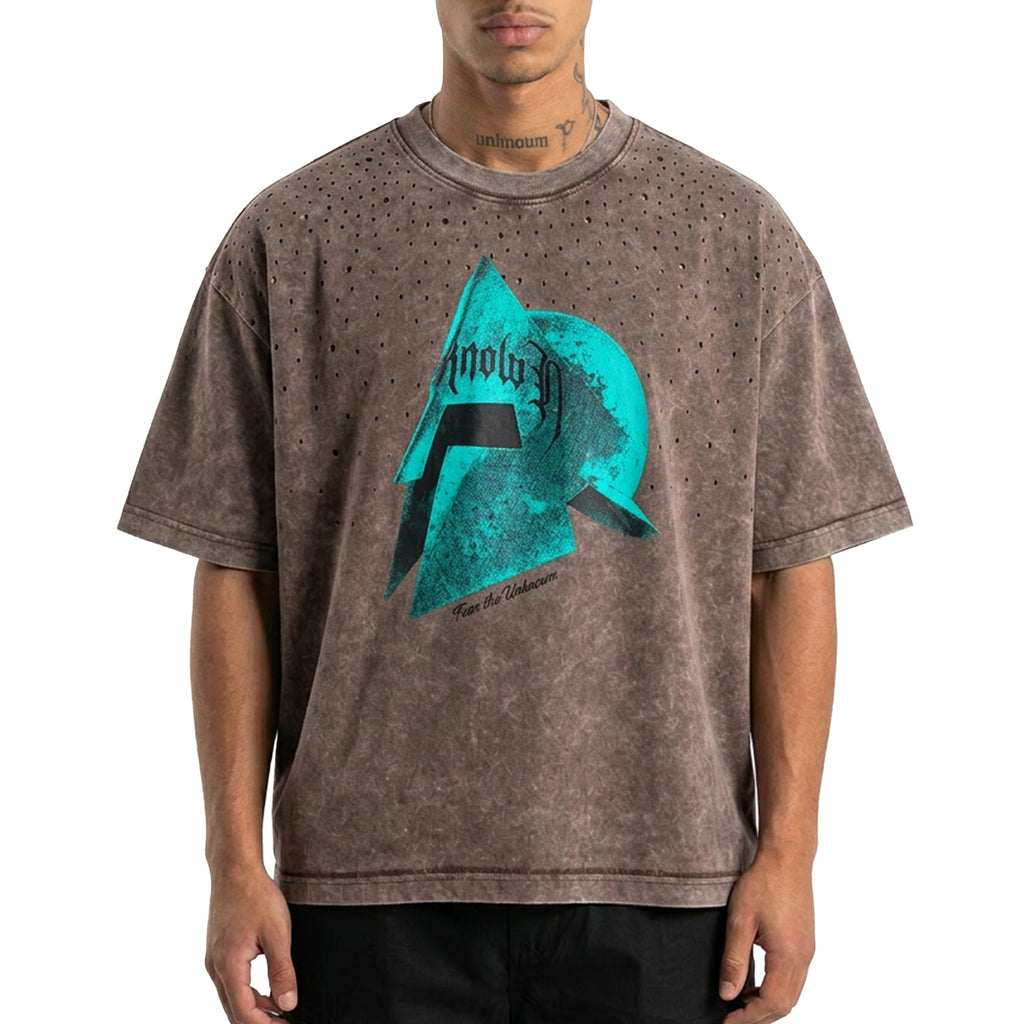 Unknown knight helmet tee