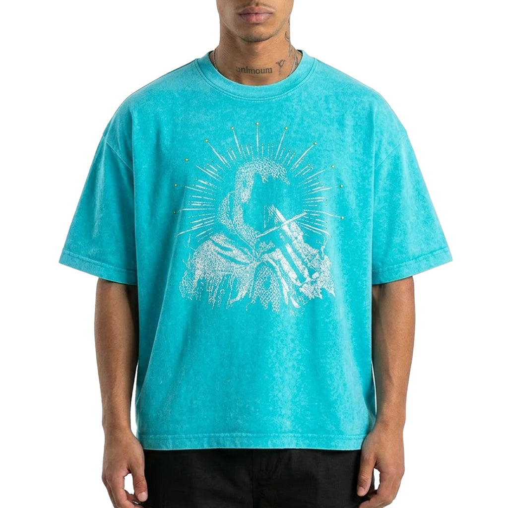 Figure washed tee