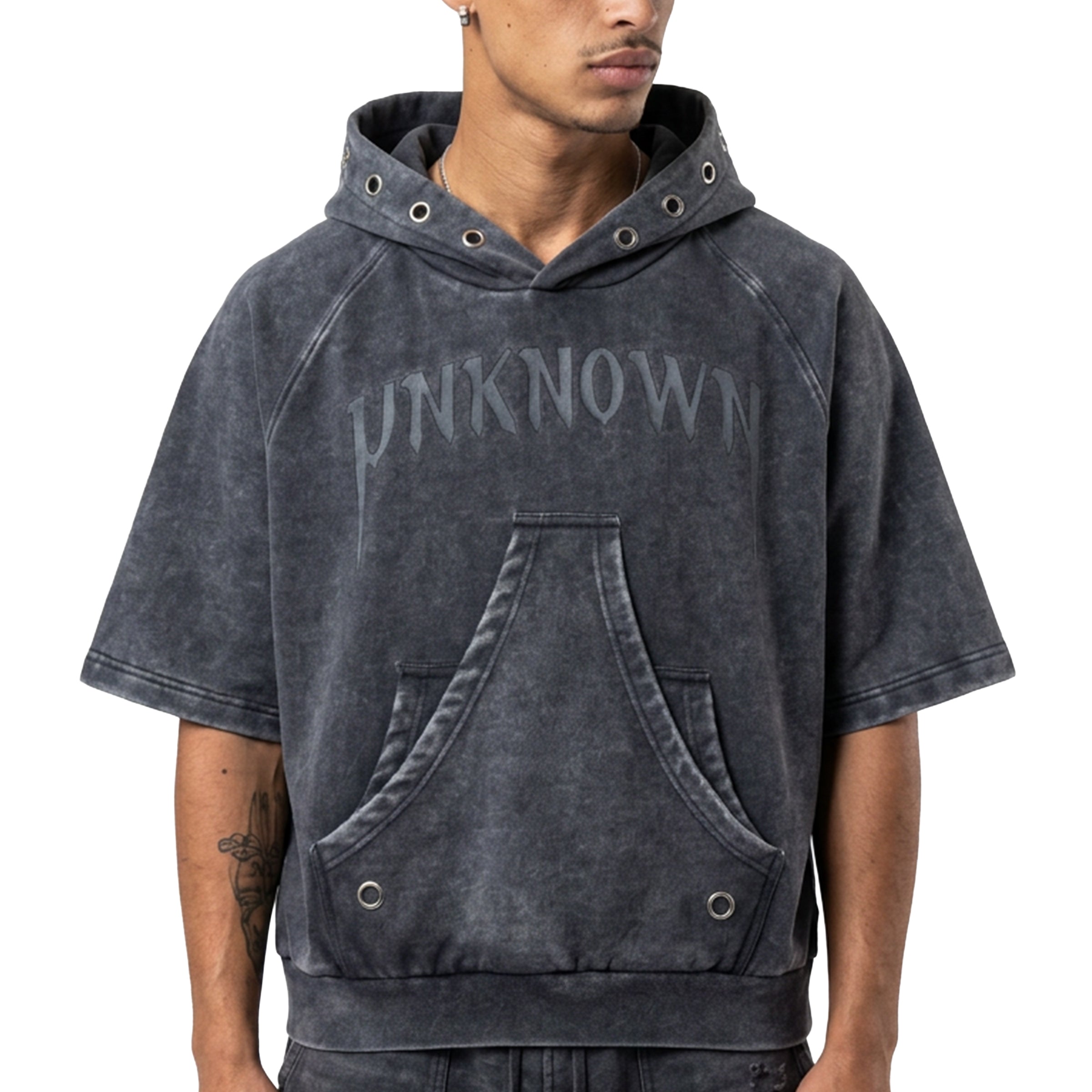 Unknown short sleeve hoodie