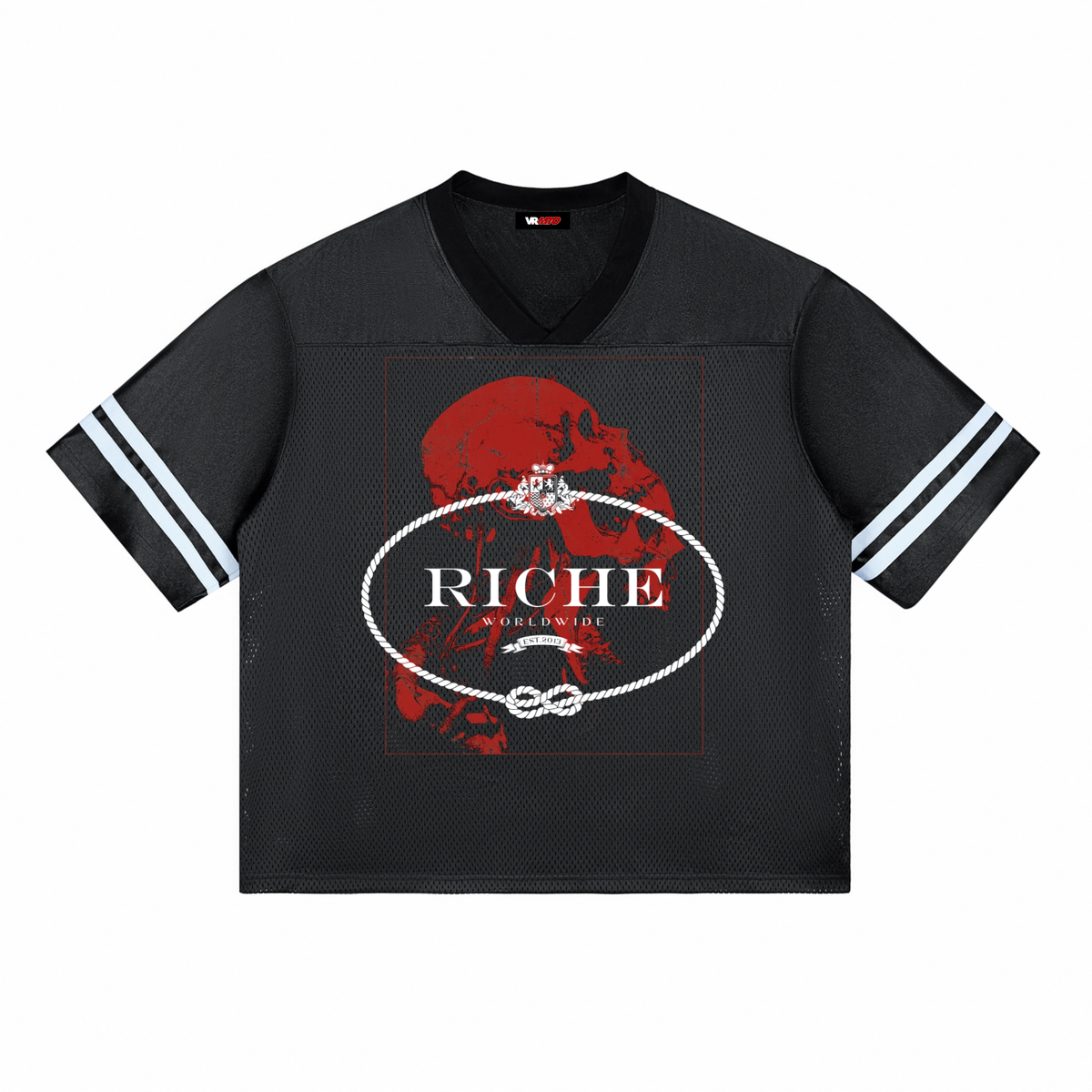 Red Death Taped Mesh T-Shirt