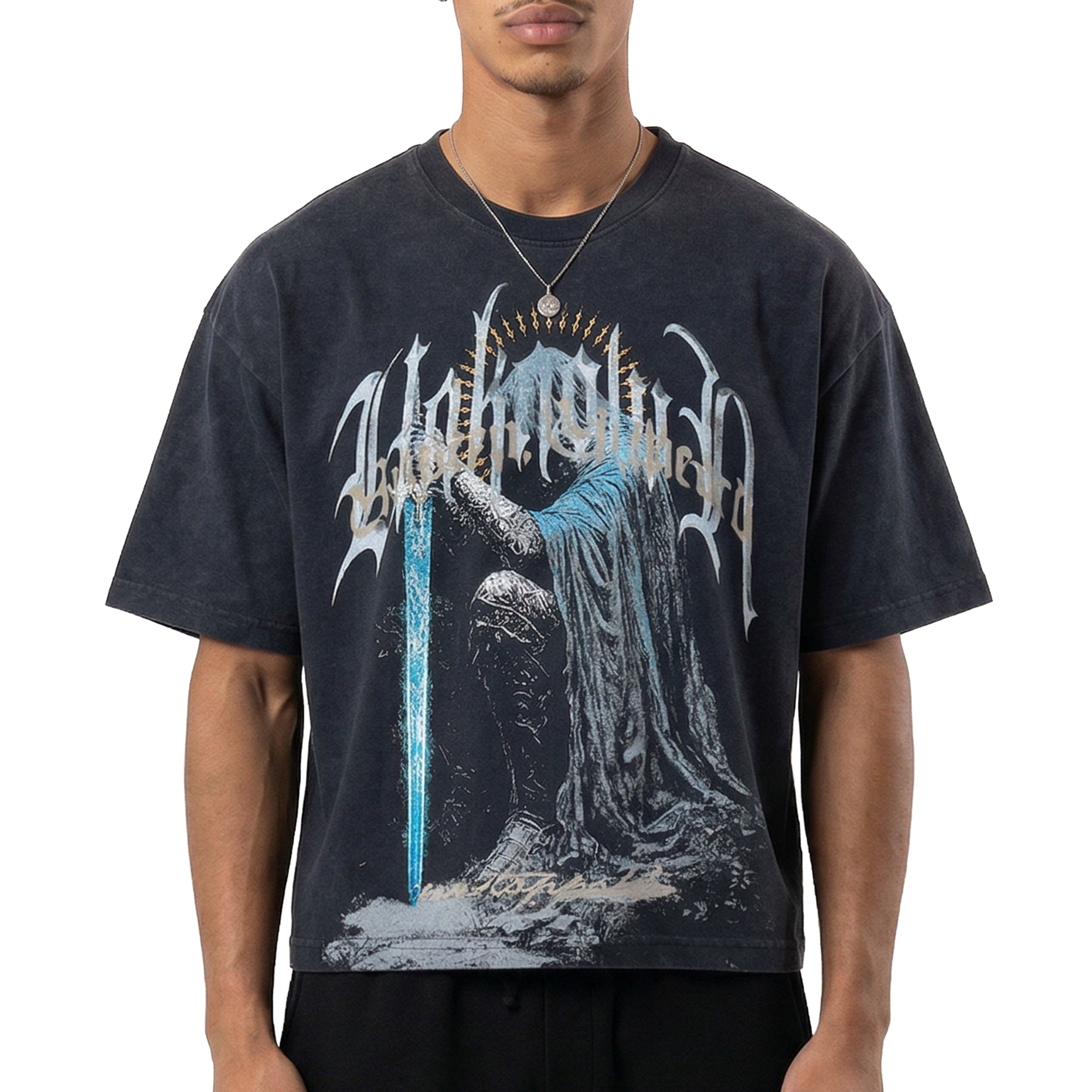 Knight and sword tee