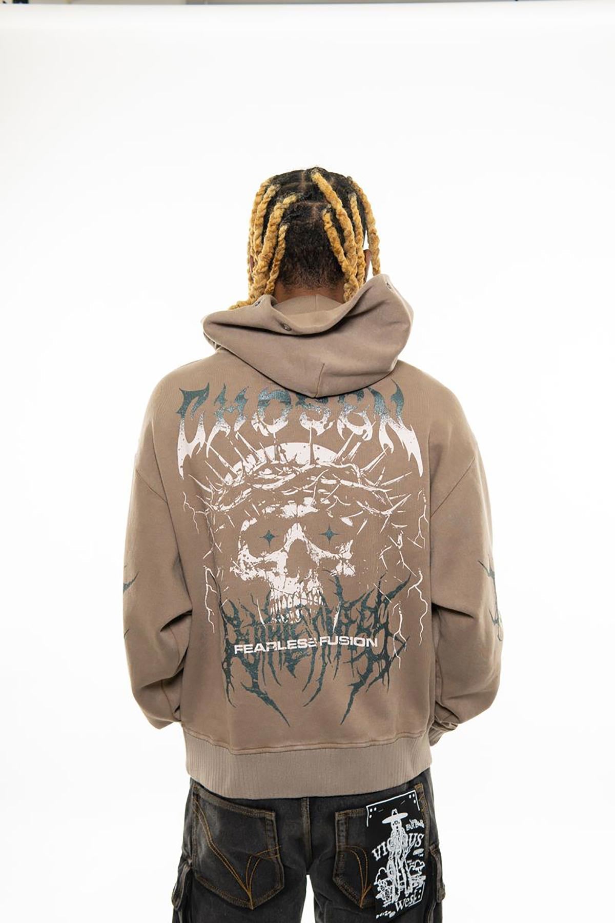 Gifted oversized pull-over hoodie