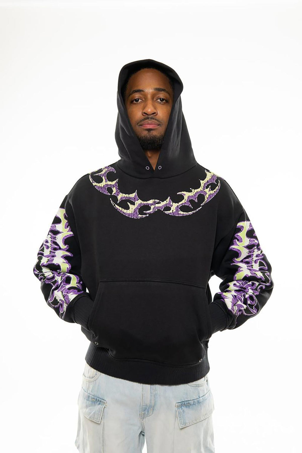 Rabid dog oversized pull-over hoodie