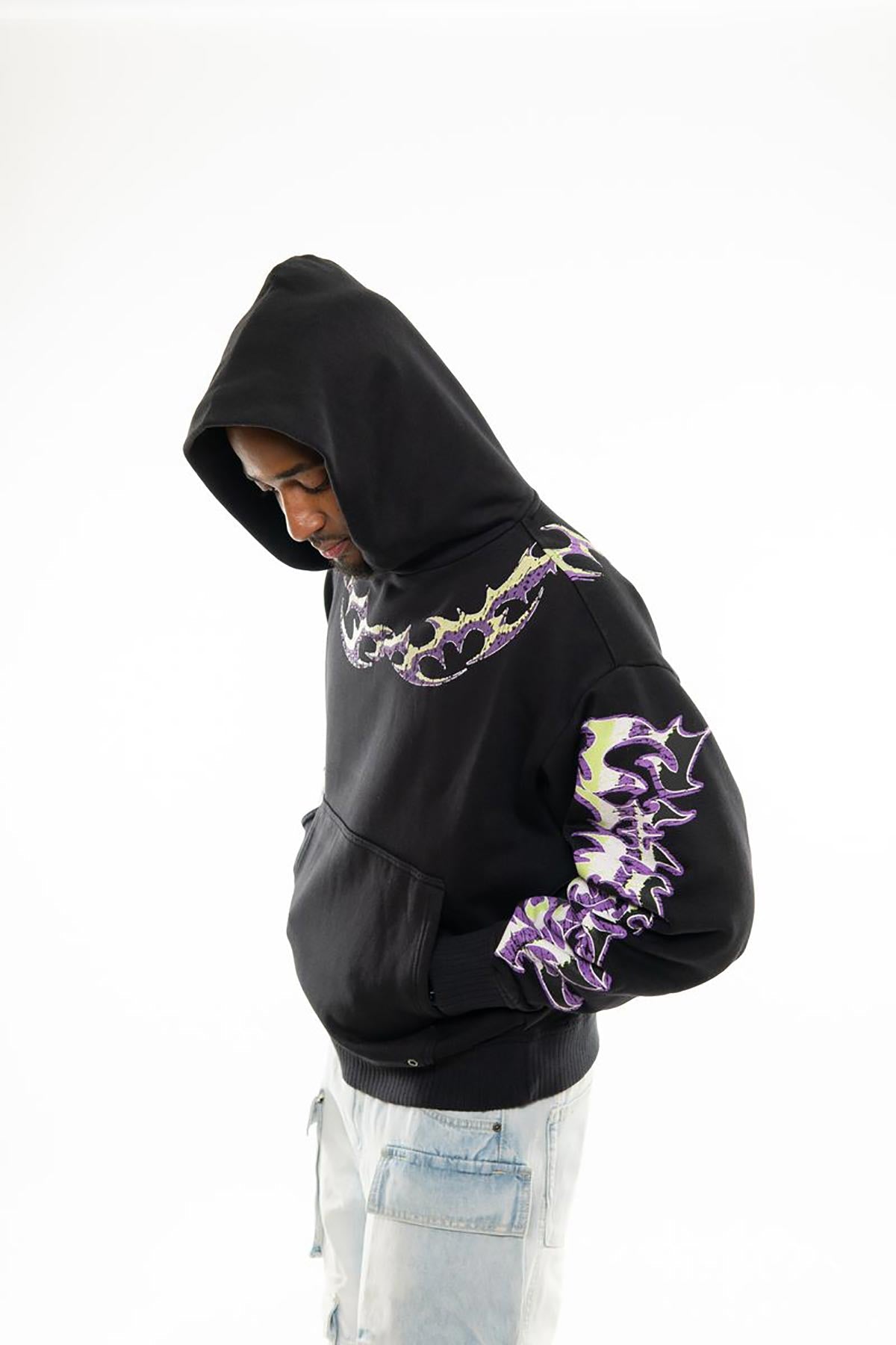 Rabid dog oversized pull-over hoodie
