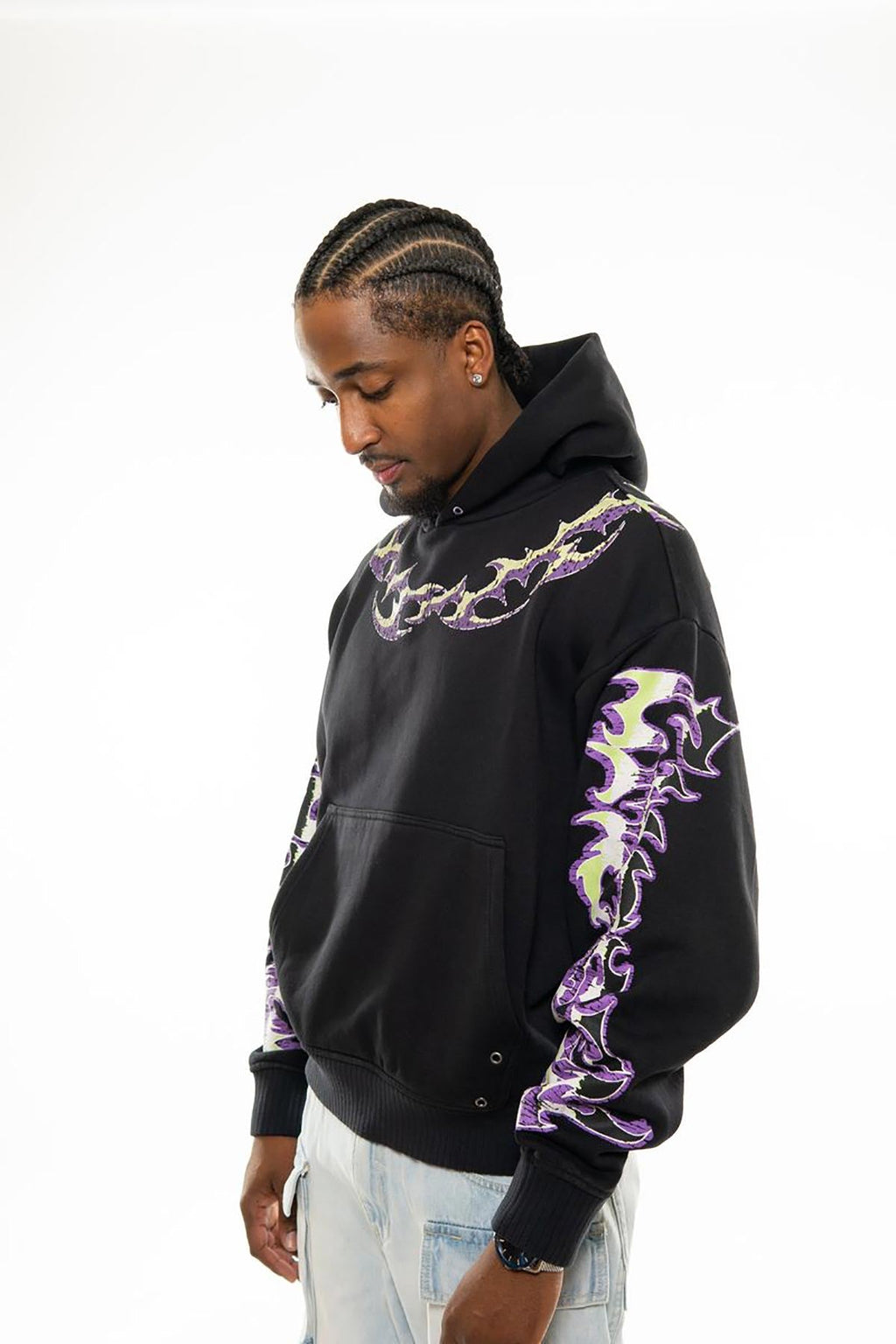 Rabid dog oversized pull-over hoodie
