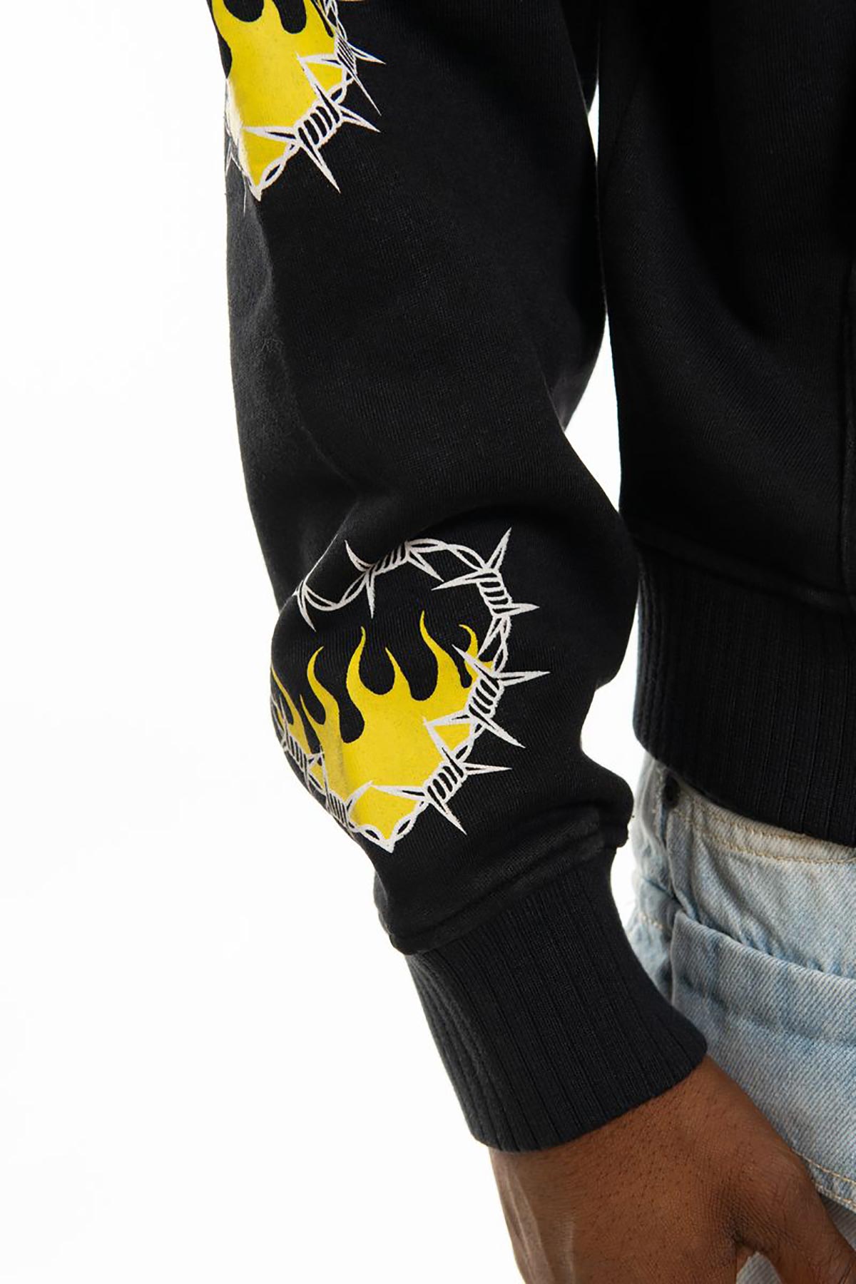 Fearless oversized pull-over hoodie