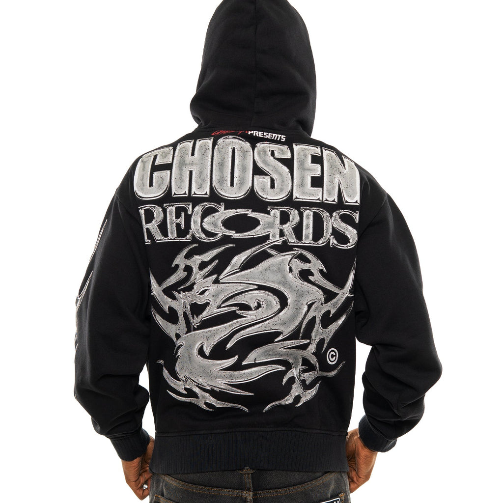 Chosen records oversized pull-over hoodie