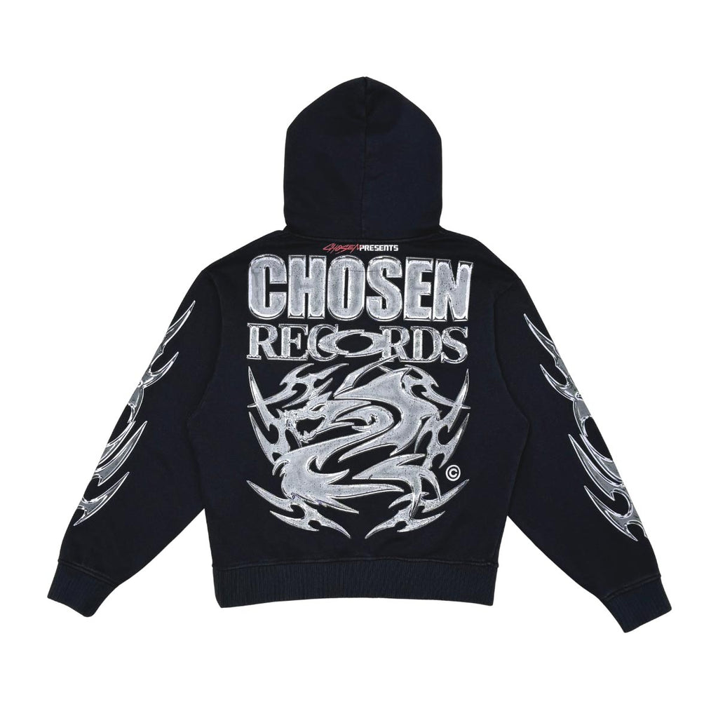 Chosen records oversized pull-over hoodie