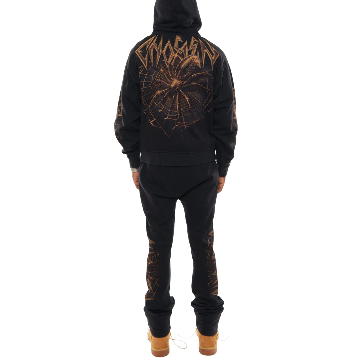 Spider oversized full zip hoodie set