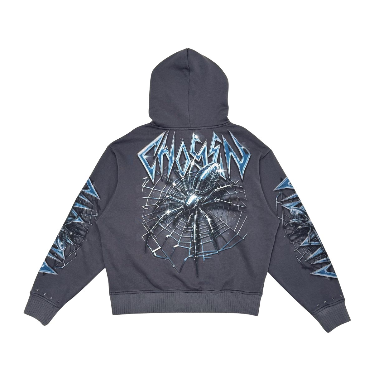 Spider oversized full zip hoodie