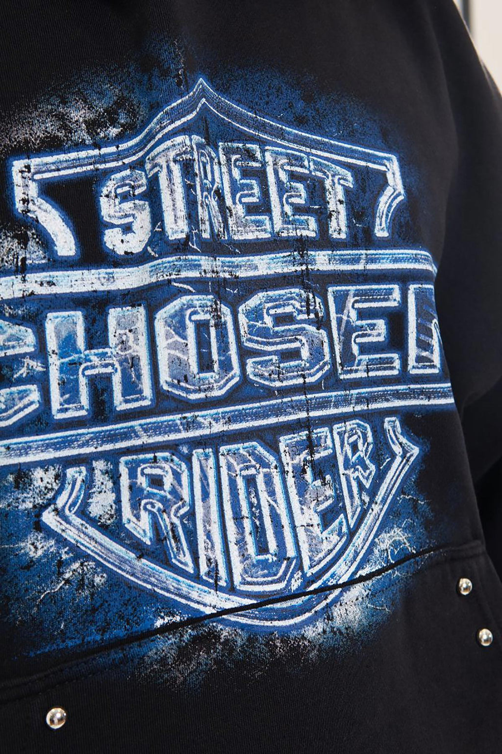 Street rider oversized pull-over hoodie