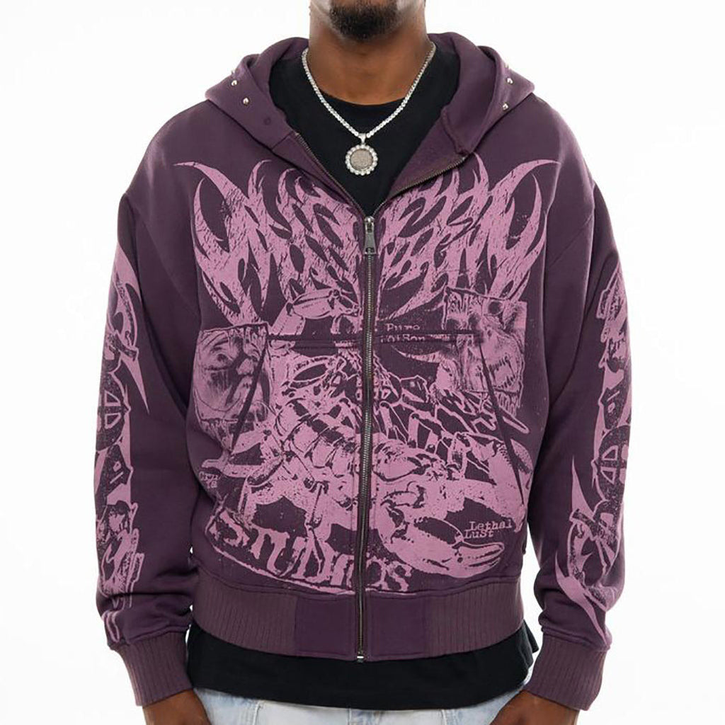 Scorpion oversized full zip hoodie