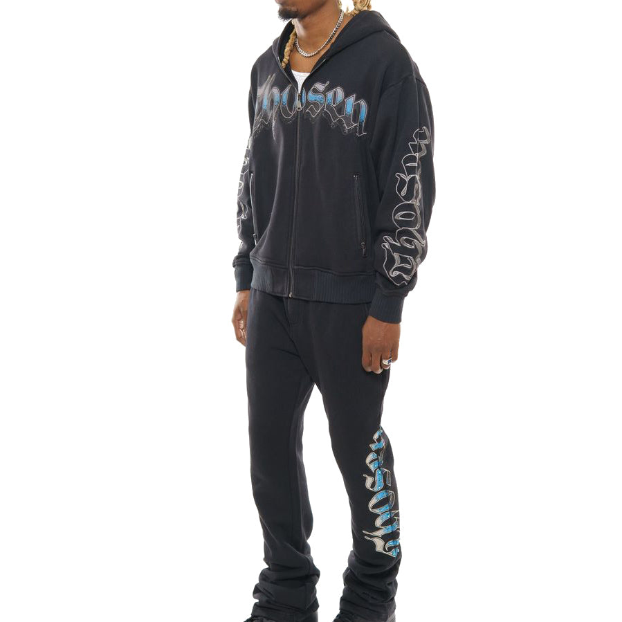 Anarchy oversized full zip hoodie set