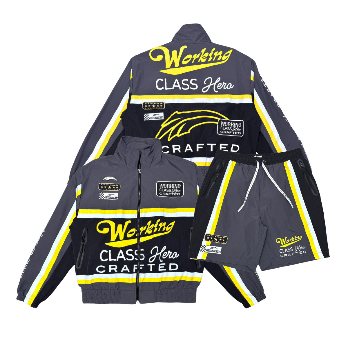 Working class nylon short set