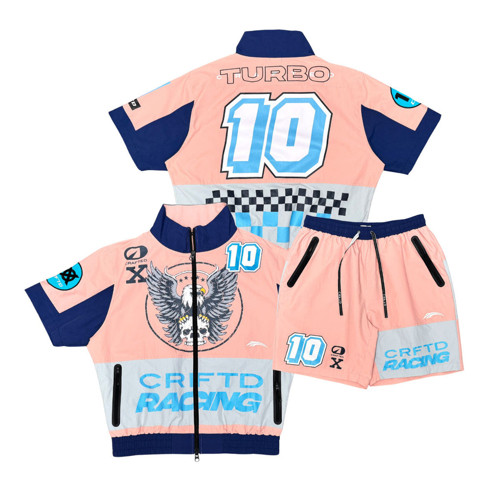 Turbo racing nylon short set