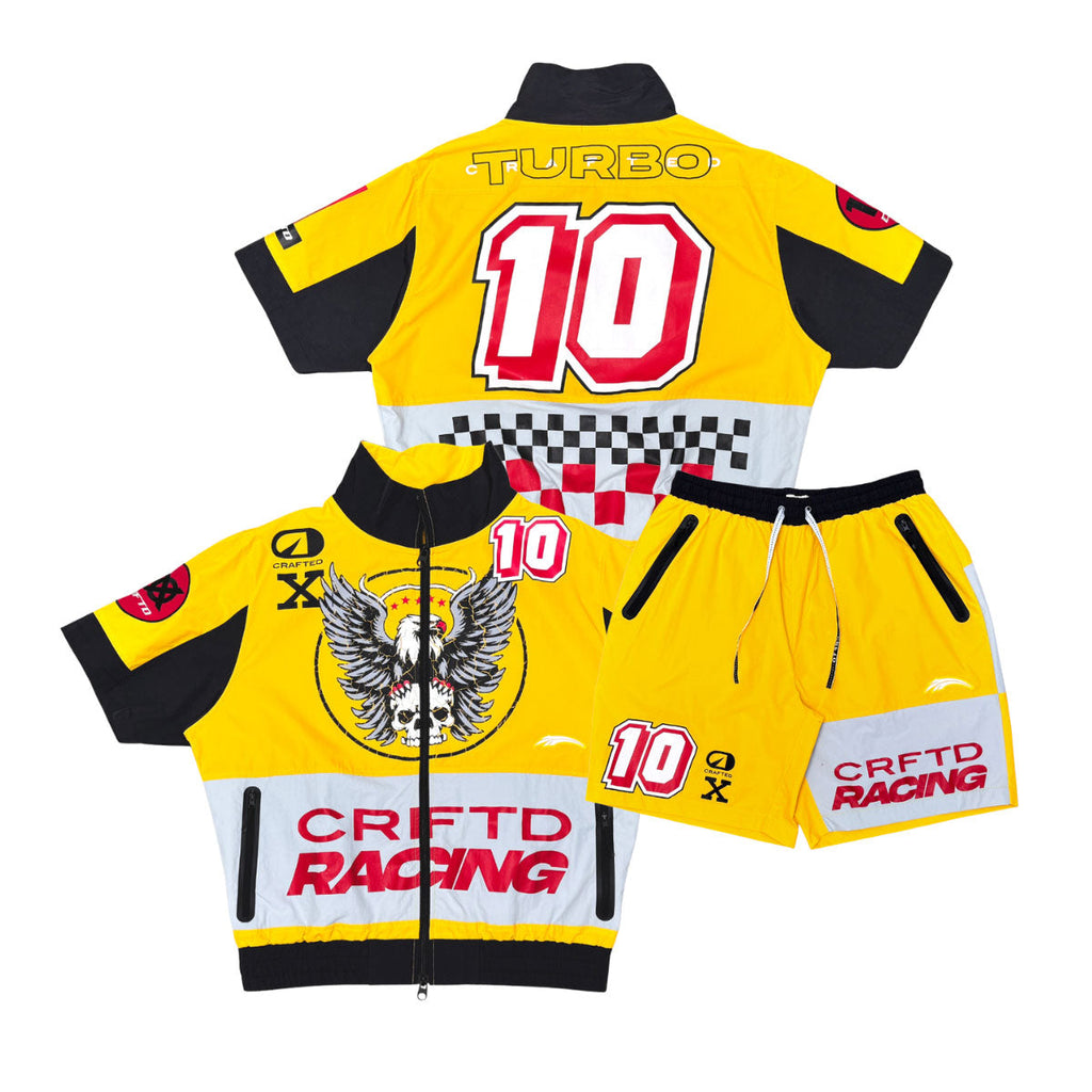 Turbo racing nylon short set