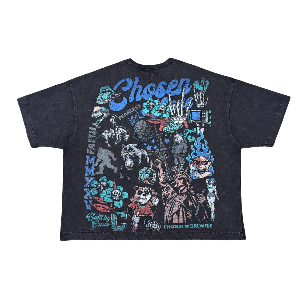 Chosen Floral Skeleton Tee