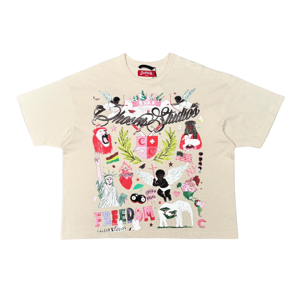 Freedom Crest Collage Tee