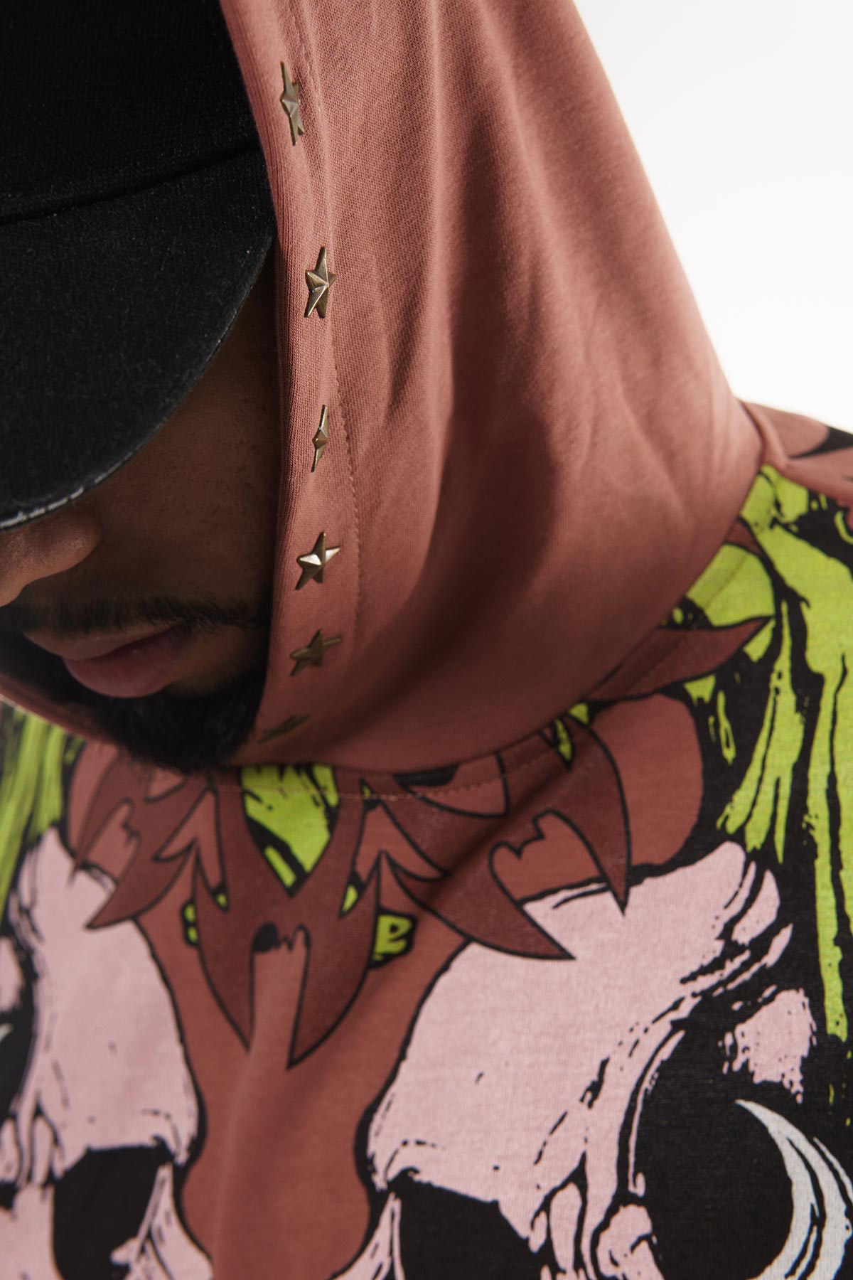 Sea horses pull over hoodie