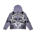 Diss the order skull zip up hoodie