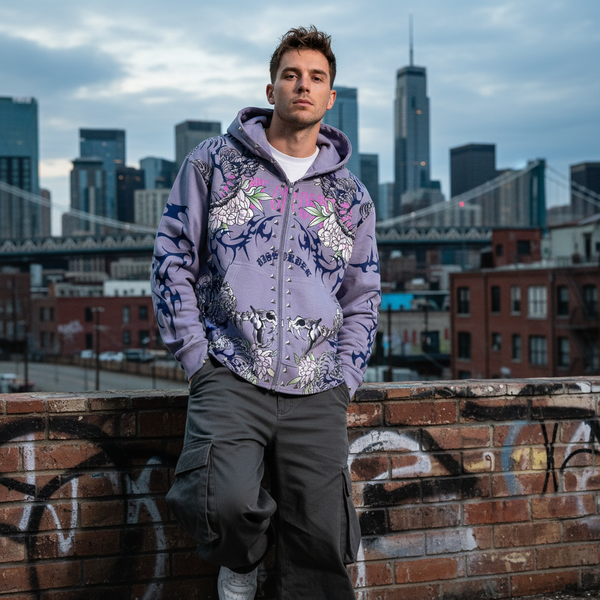 Diss the order zip up hoodie