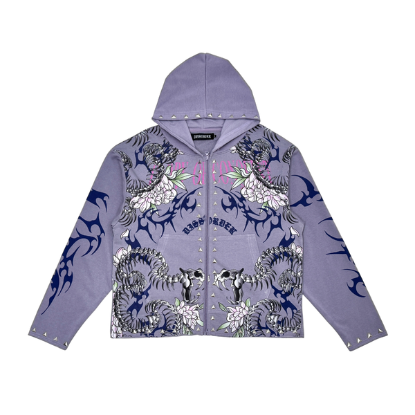 Diss the order zip up hoodie