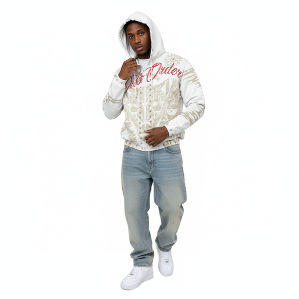 Diss the order zip up hoodie
