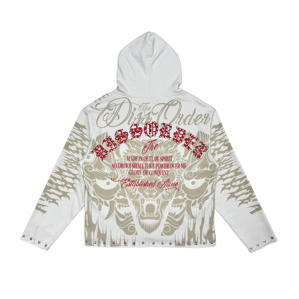 Diss the order zip up hoodie