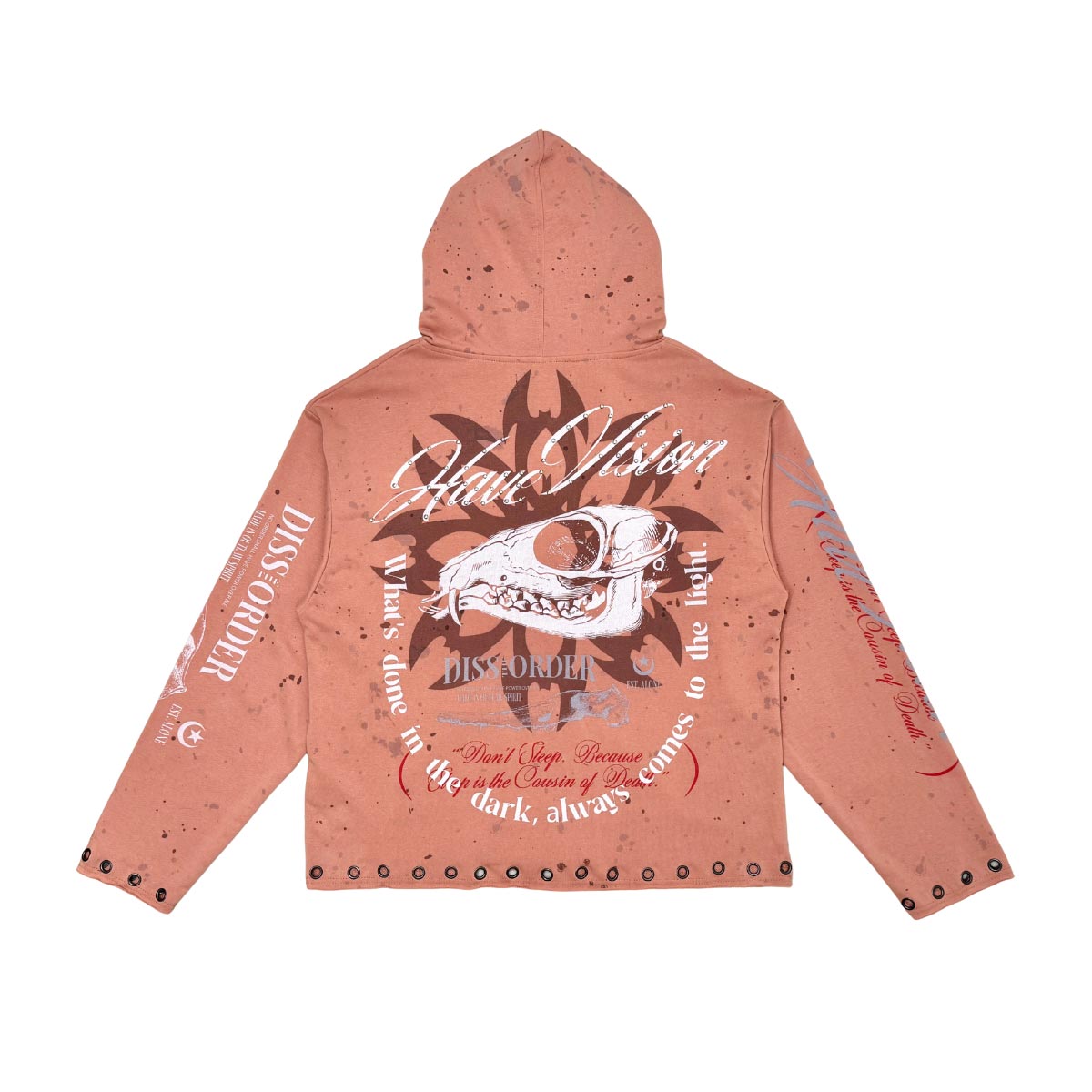 Don't sleep zip up hoodie