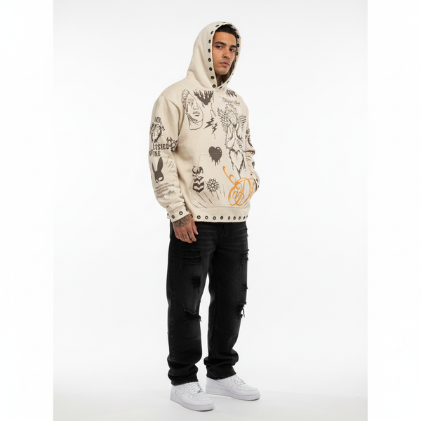 Diss the order pull over hoodie