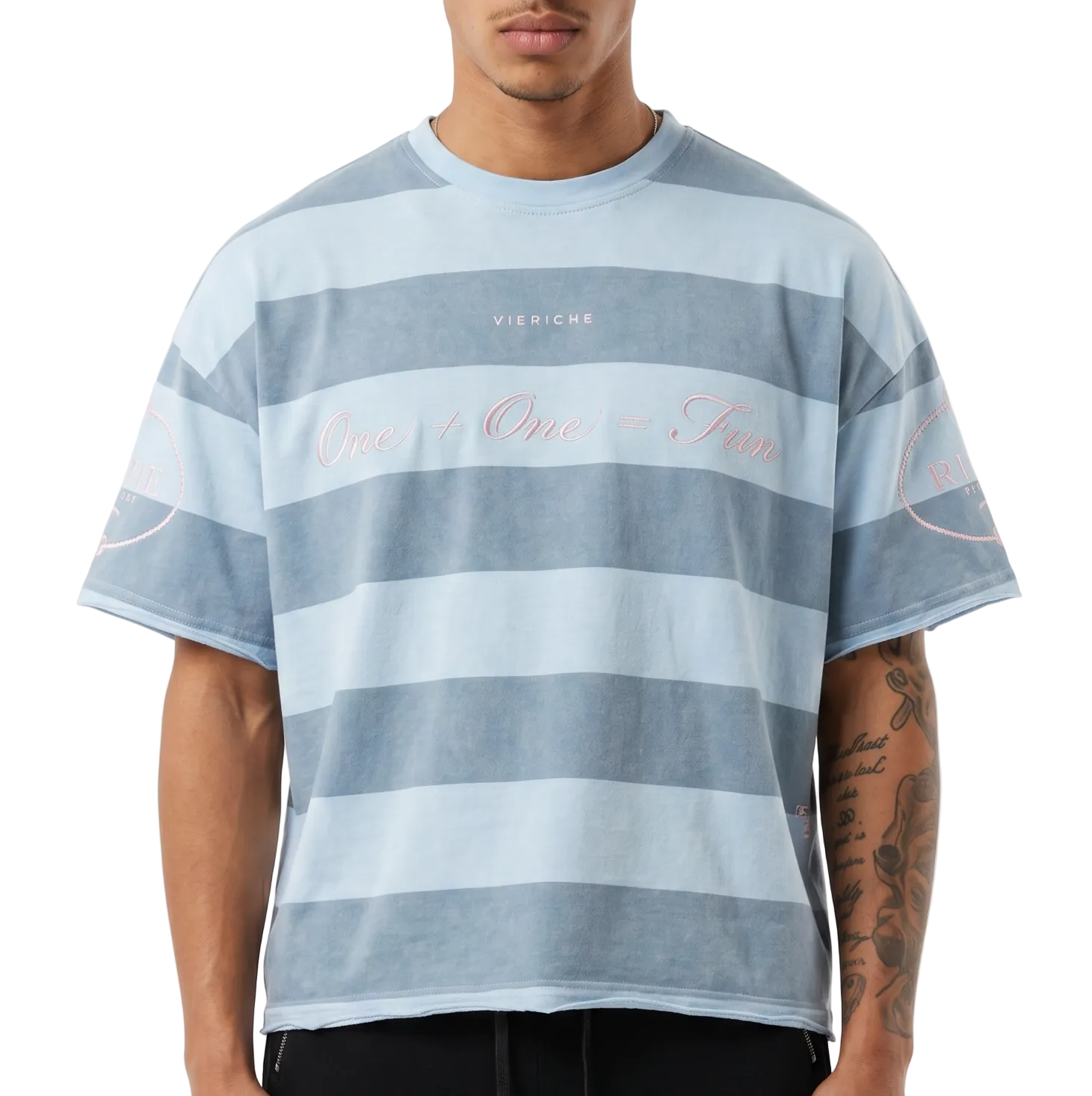 Striped future tee